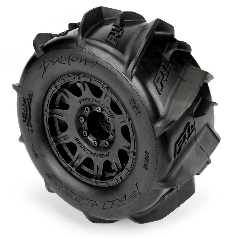 Pro-line Racing Dumont 3.8 Paddle MTD on Raid Blk 17mm F/R PRO1019210 RC Tire - Image 5